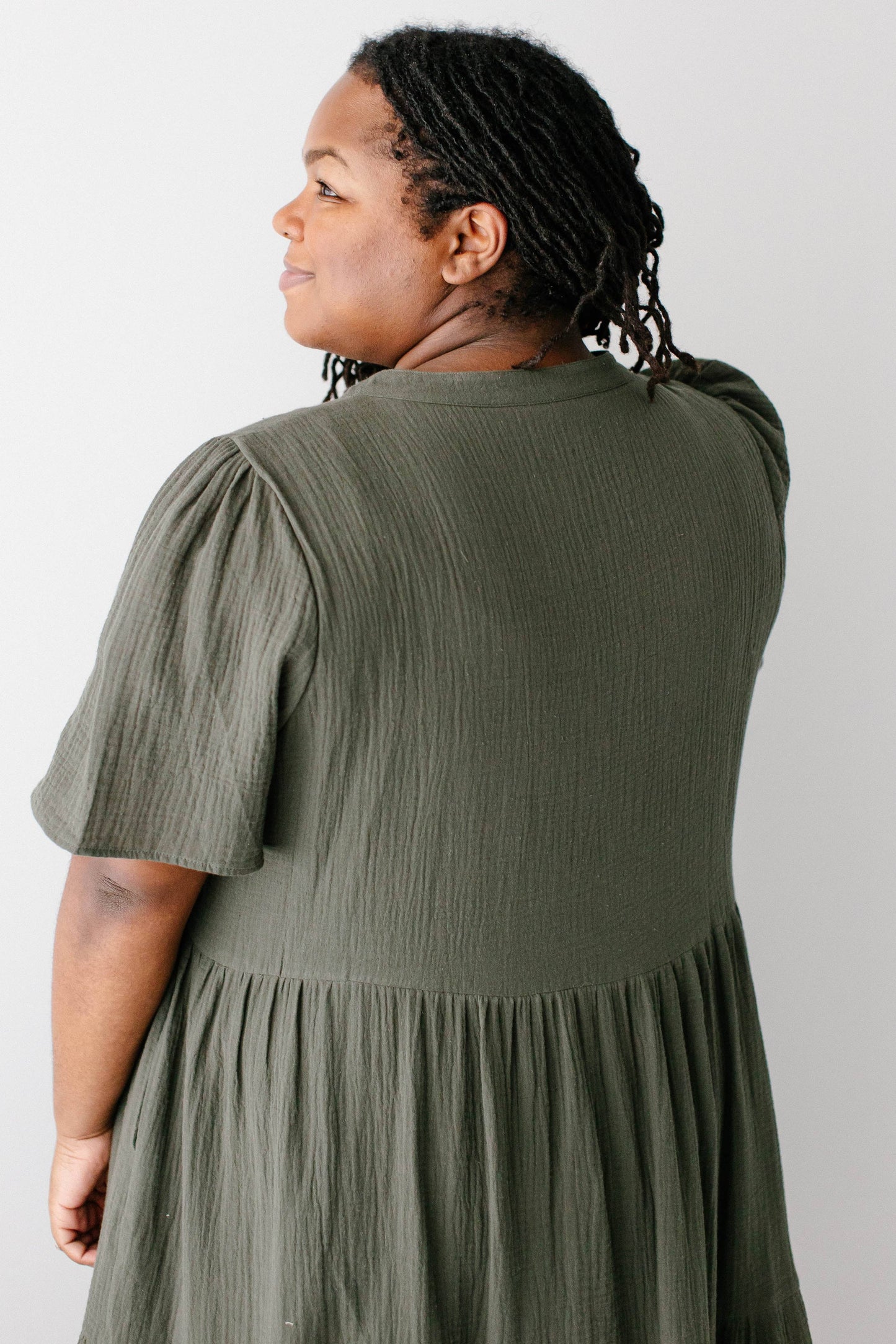 Bekah Cotton Gauze Tiered Maxi Dress