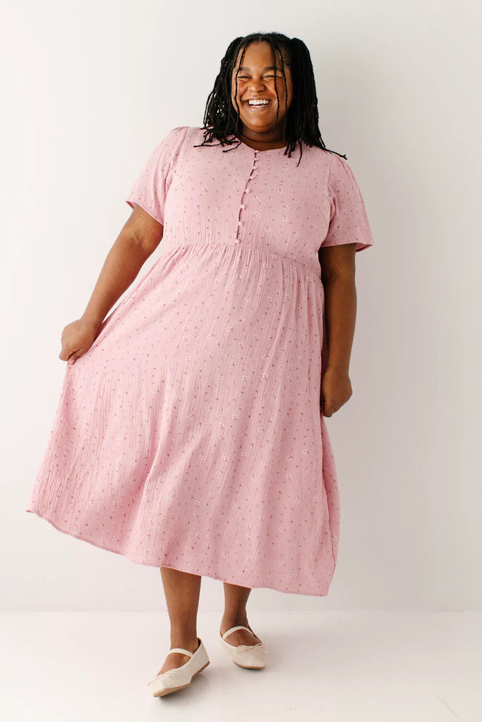 Cheryl Ditsy Floral Gauze Dress
