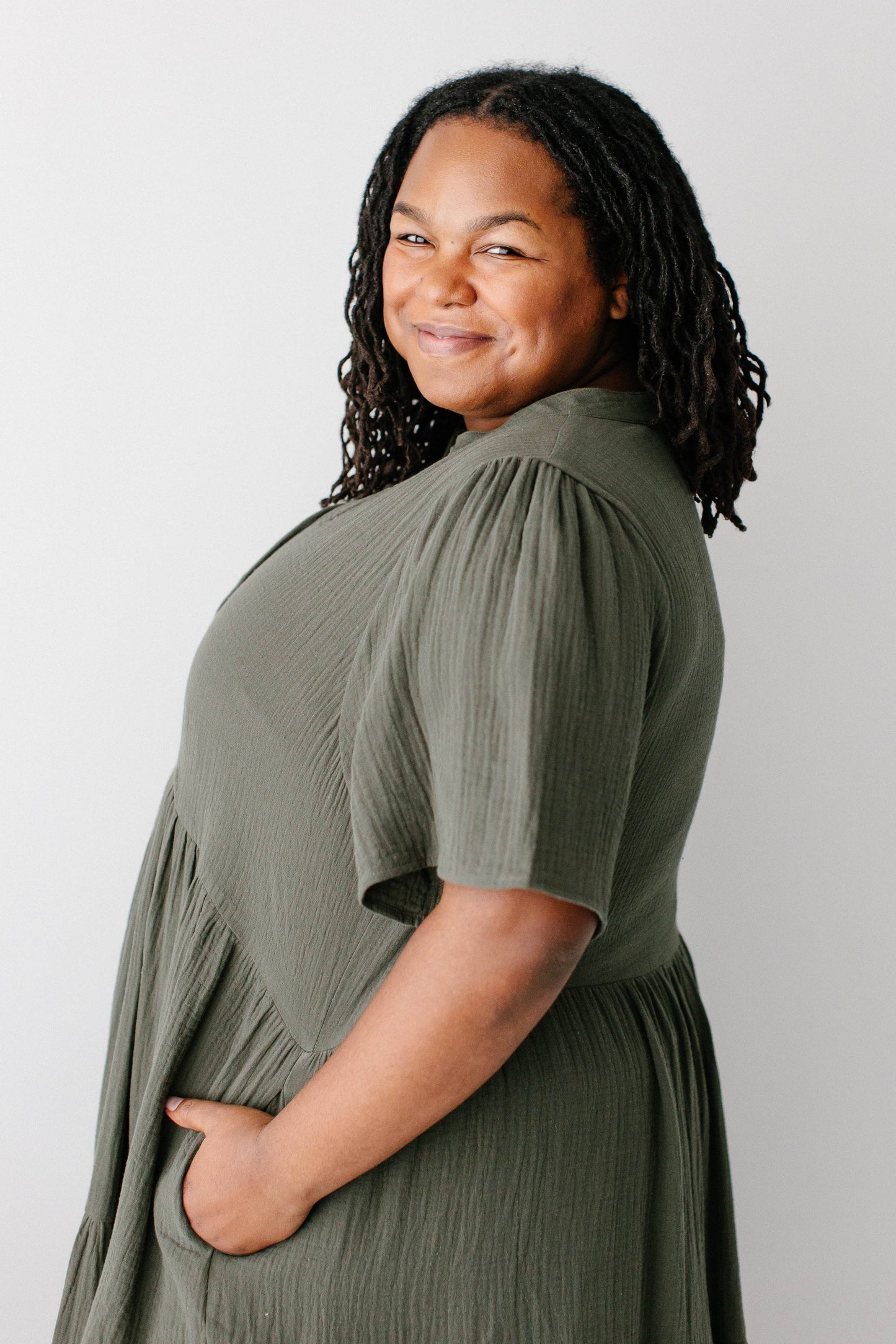 Bekah Cotton Gauze Tiered Maxi Dress