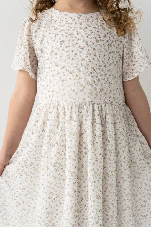 Ivonne Girl Ditsy Floral Maxi Dress